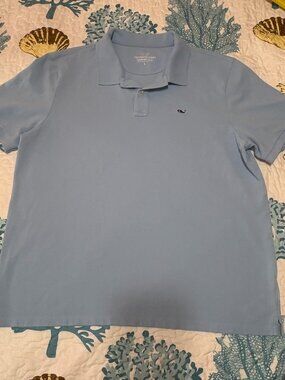 Men's L Vineyard Vines Short Sleve Heritage Polo Like New condition